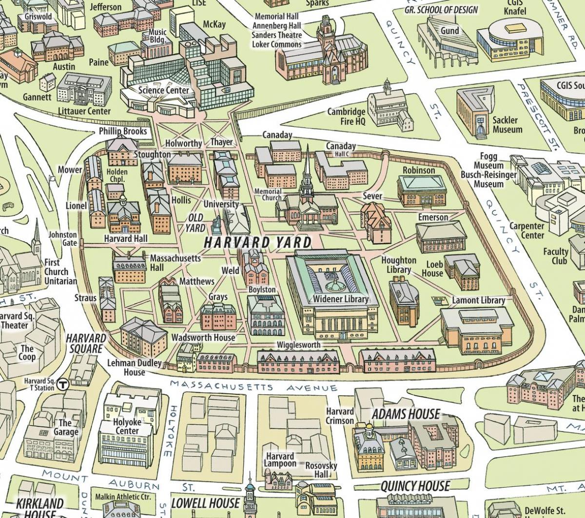 Harvard Üniversitesi Harita