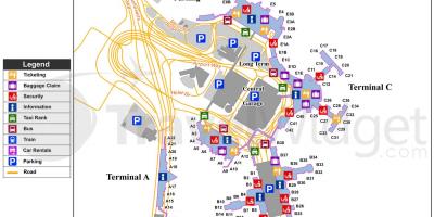 Boston haritası havaalanı