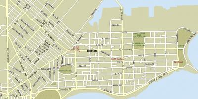 Boston haritası kitle