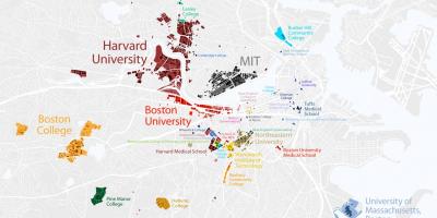 Boston Üniversitesi Harita
