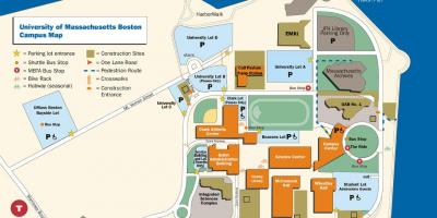 Bu Boston kampüs haritası
