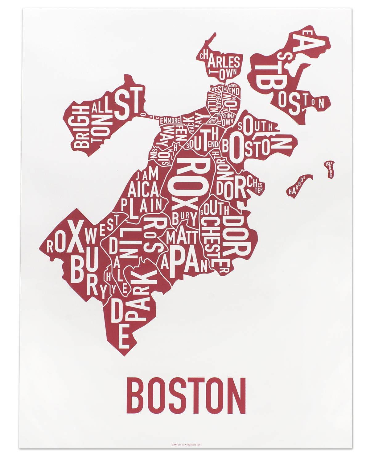Boston şehir haritası