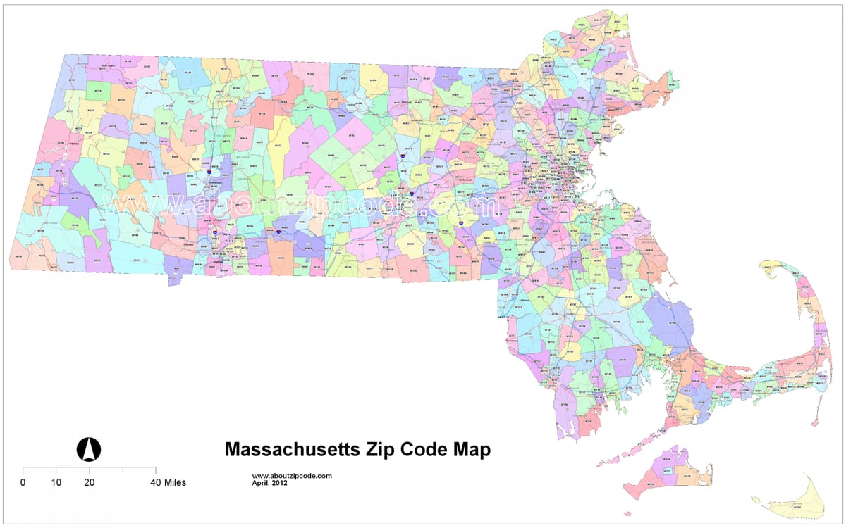 Boston posta kodu göster