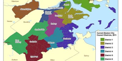 Boston haritası mahalleleri