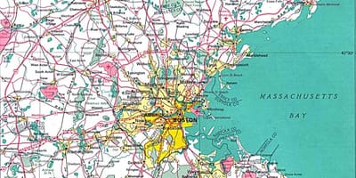 Boston bölge haritası