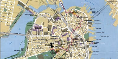 Boston şehir haritası