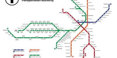 Metro Boston haritası