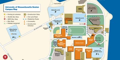 Bu Boston kampüs haritası