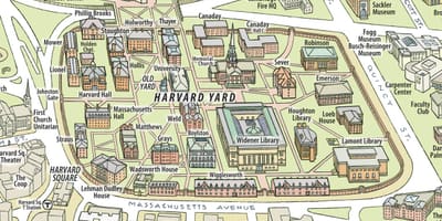 Harvard Üniversitesi Harita